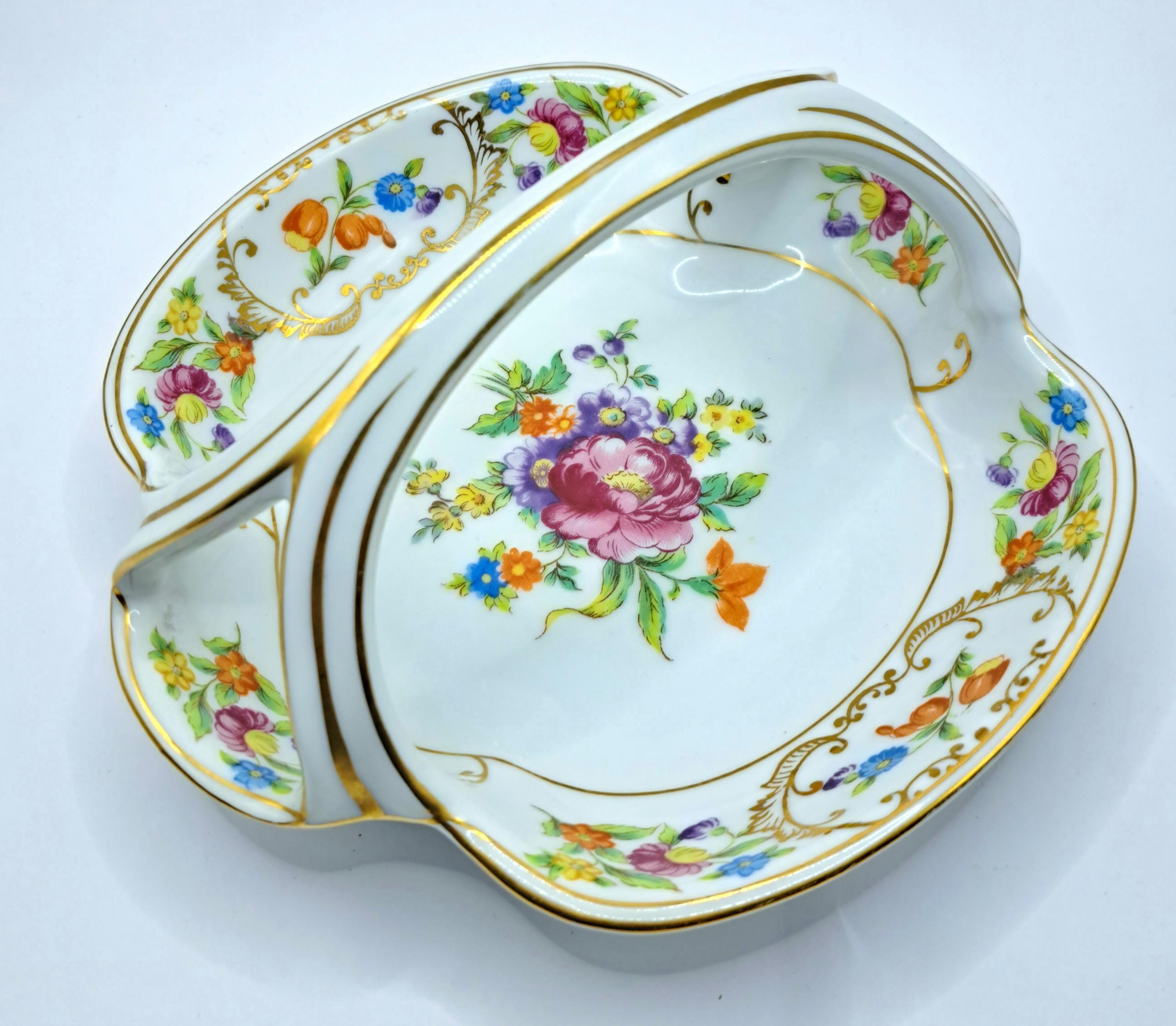 Noritake China Japan Dresdena Handled Dish - Etsy