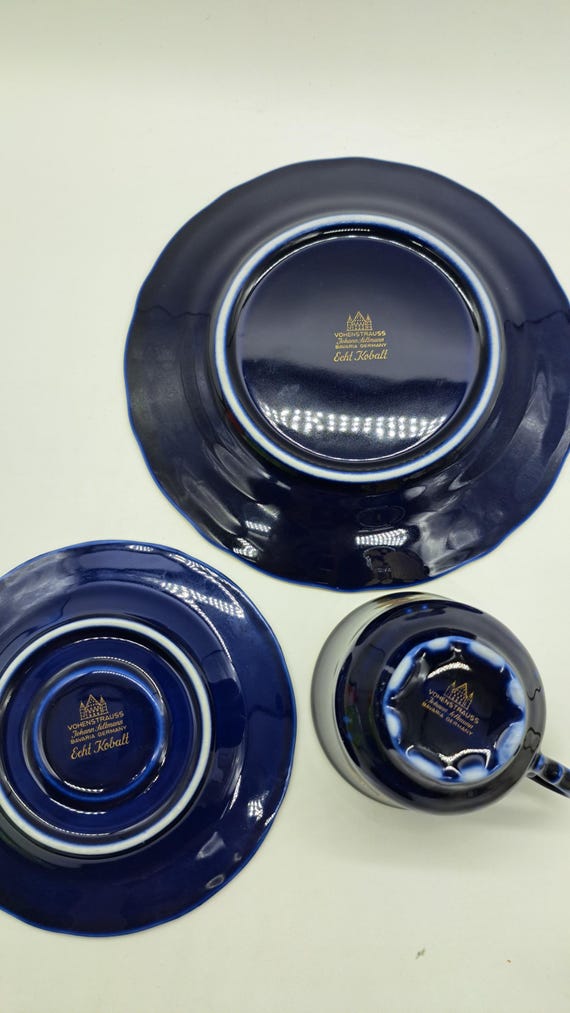 Vintage Vohenstrauss - Johann Seltmann - Echt Kobalt - Bavaria