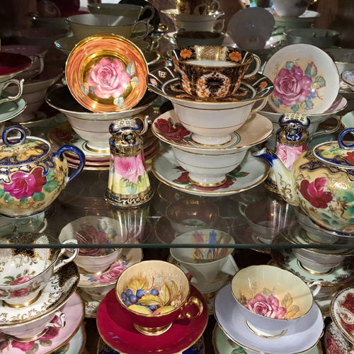 ロイヤルアルバート チンツ ティーカップ＆ソーサー：パンジー