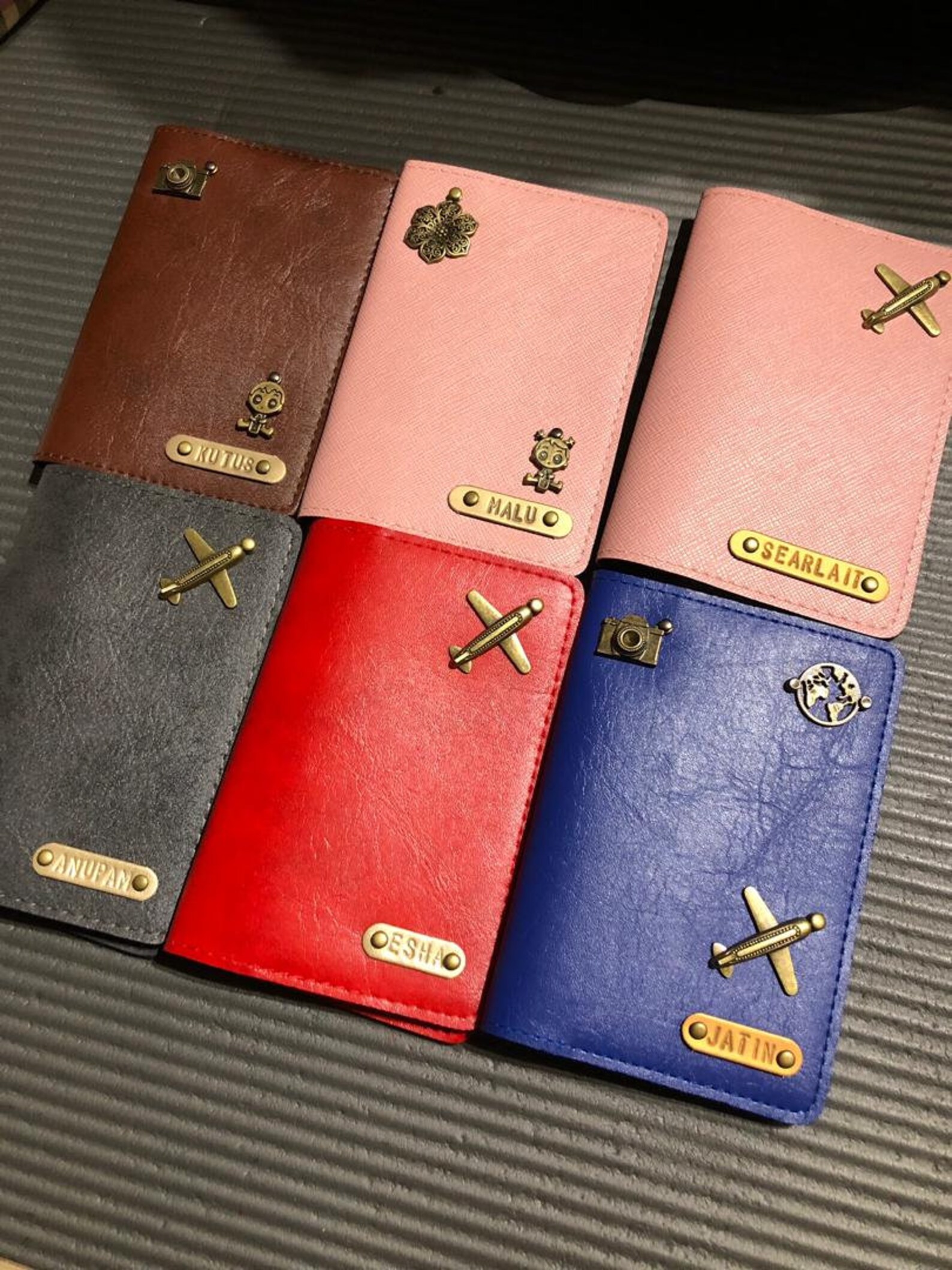 ZZTWER Reisepasshülle Leder Grün - Vietnam Passhülle Dünn