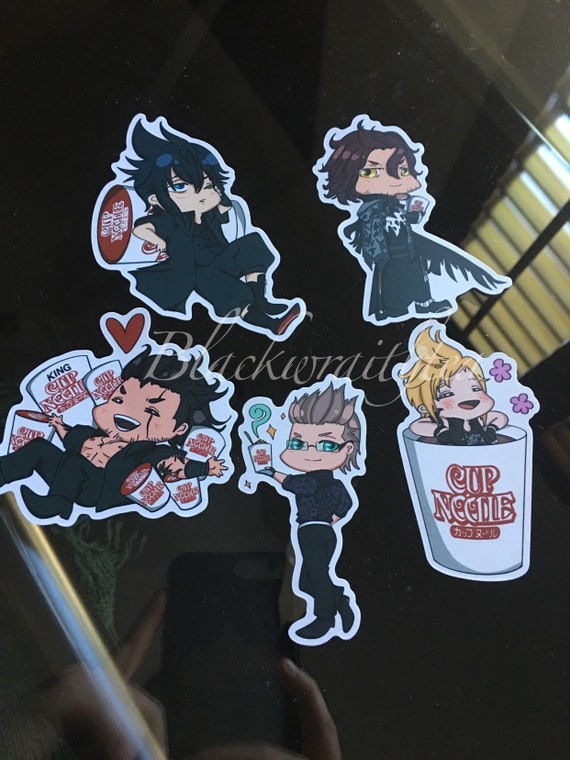 FFXV Cup Noodle Stickers Etsy