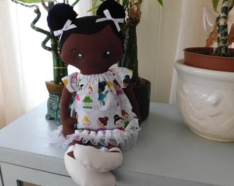 Lil' Bits Rag Doll - Ballerine Chocolat