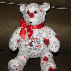 Cardinal Memory Bear - Small