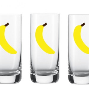 10 bananenstickers, Longdrink-stickers, verjaardagszegels, feeststickers, uitnodigingszegels, planner-stickers - 30 verschillende kleuren beschikbaar