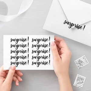 10 surpresas! decalques, decalques para envelopes, selos de aniversário, decalques para festas, selos para convites, decalques para planejador - 30 cores diferentes disponíveis