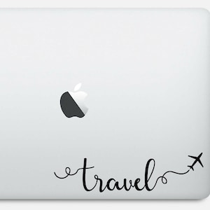 Reissticker, laptopsticker, vinyl, macbook, notebook, sticker - verkrijgbaar in 9 maten en 30 verschillende kleuren
