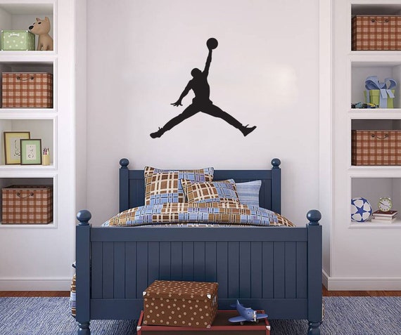 Michael Jordan Wall Decal Basketball Jumpman Wall Decals Stickers