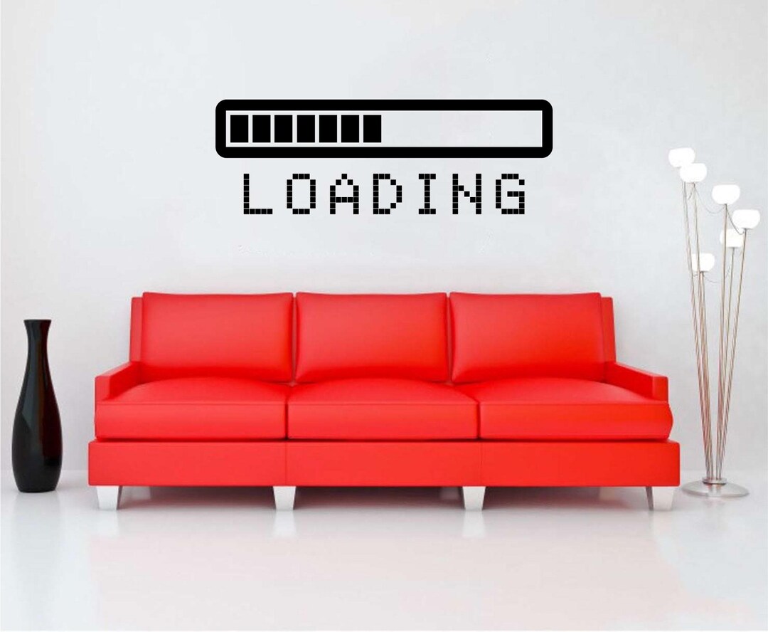 Loading Wall Decal - Gaming - Wall Decals - Stickers - 30 Different ...
