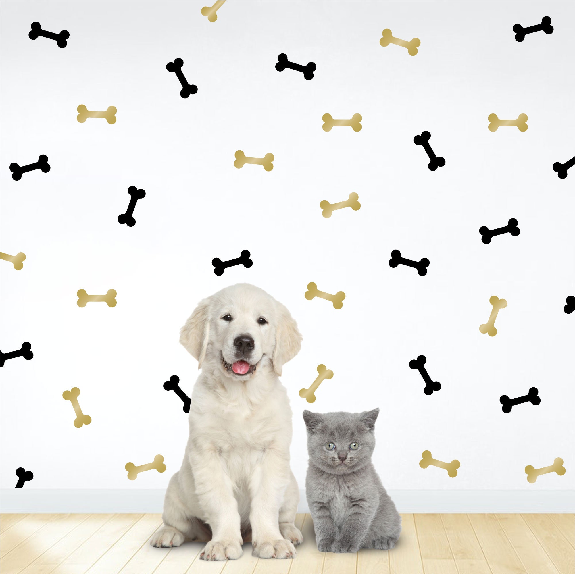 Dog Bone Wall Decal Set Stickers Wall Pattern Decals Etsy UK