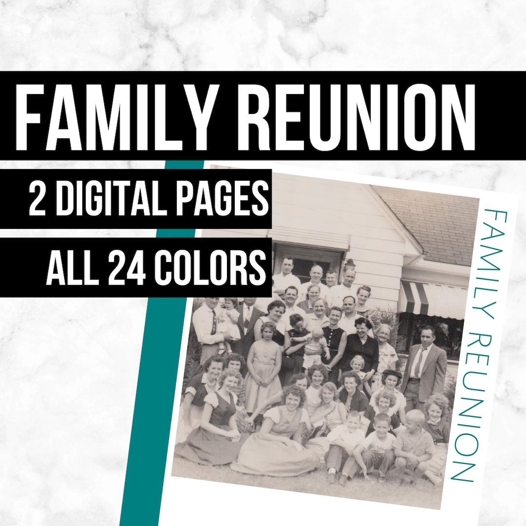 Family Reunion: Printable Genealogy Form digital Download Family Tree ...