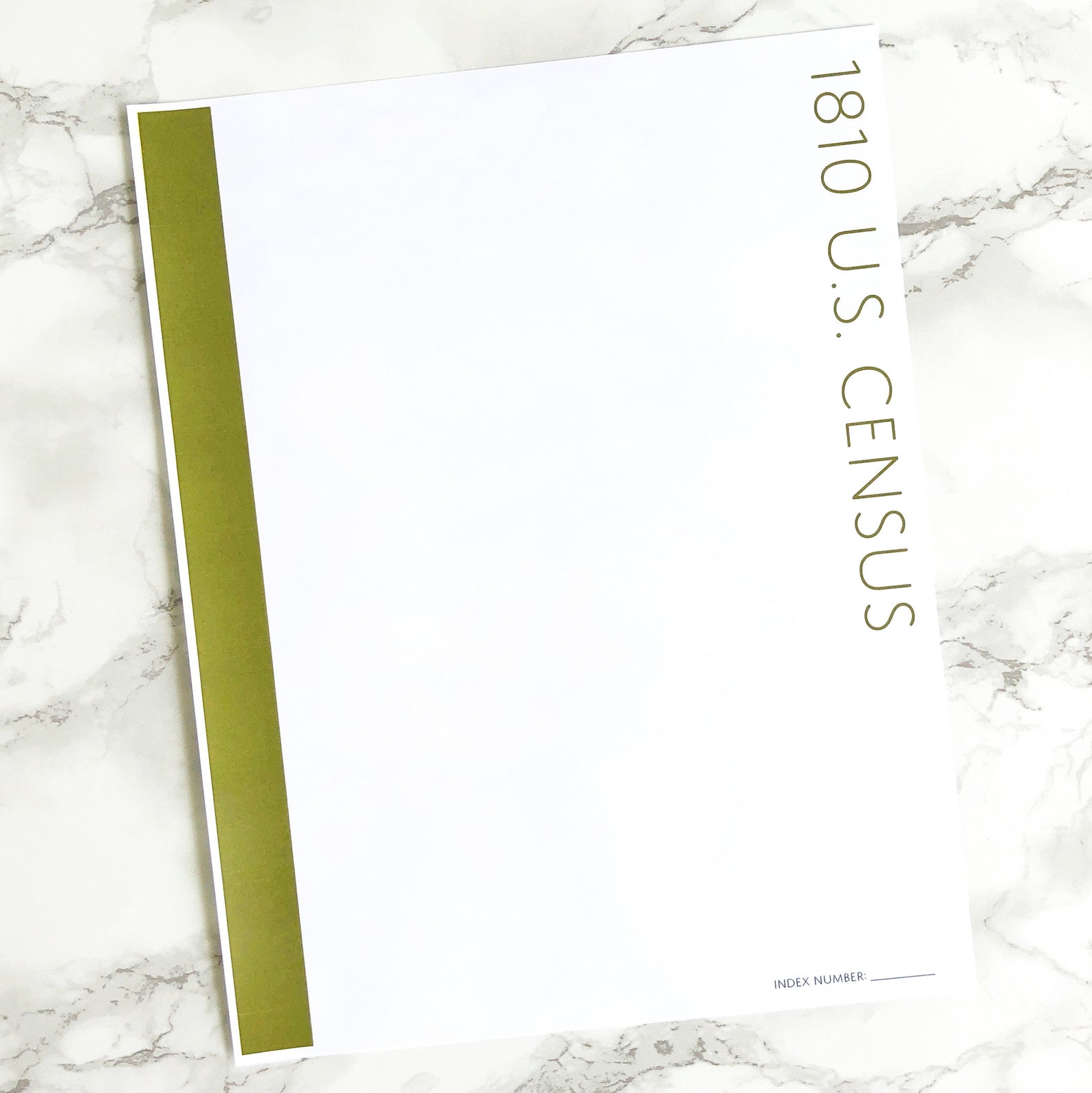 Blank US Census Pages: Printable Genealogy Form digital - Etsy