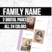 Family Name: Printable Genealogy Form digital Download Family Tree ...