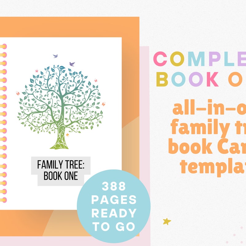 Family Tree Notebook.pdf FamilyTreeNotebooks - Etsy