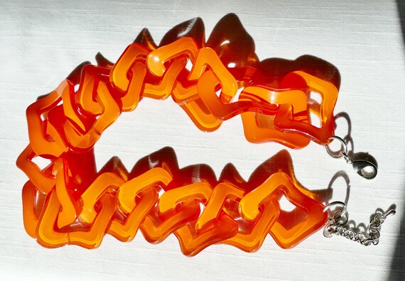 Rare Geometric Bakelite Necklace