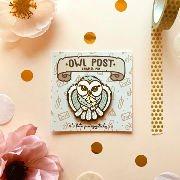 Owl Post Hedwig Hard Enamel Pin | Harry Potter Pin