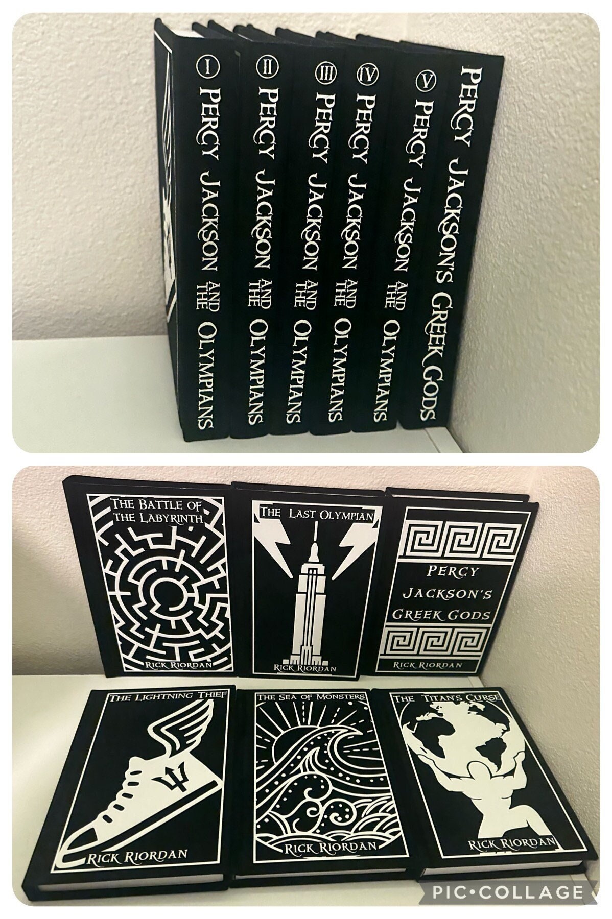 Percy Jackson and the Olympians Rebound Book Set IMPERFECT - Etsy