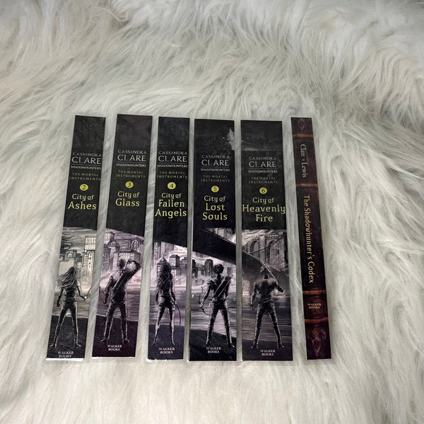 The Mortal Instruments Book Cover Bookmarks