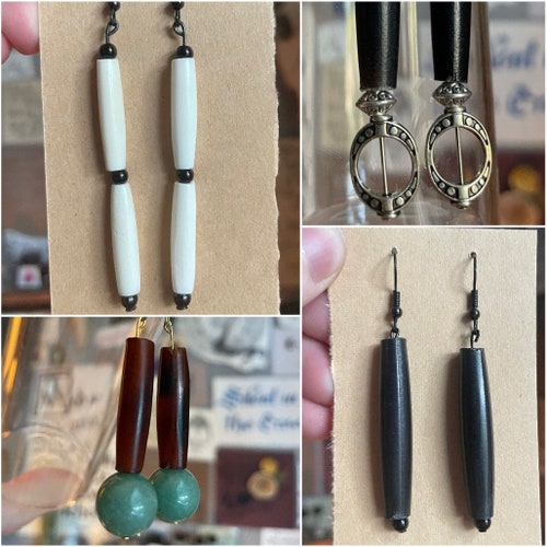 Buffalo Horn Earrings - Buffelhoorn kralen, ethisch verantwoord