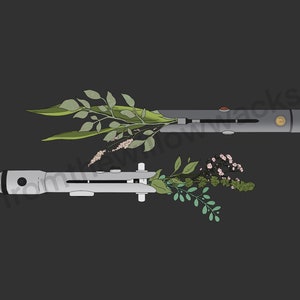 Ahsoka’s Lightsabers + Flowers