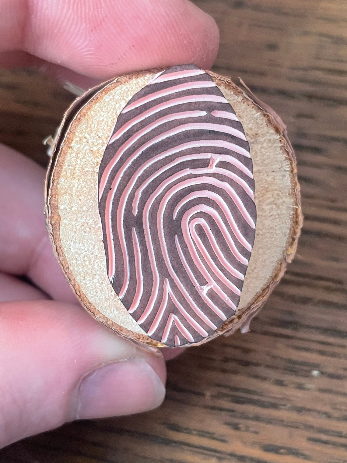 Fingerprint Rubber Stamps Etsy