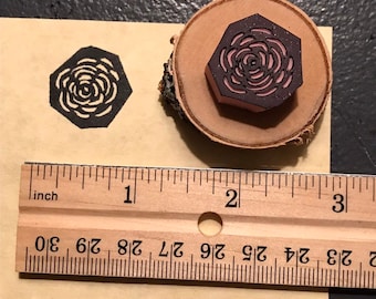 Sello de goma rosa