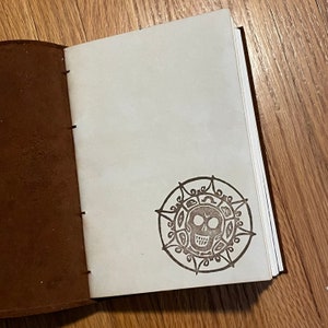 Pirates Journal, Pirates of the Caribbean blank book, themed journal
