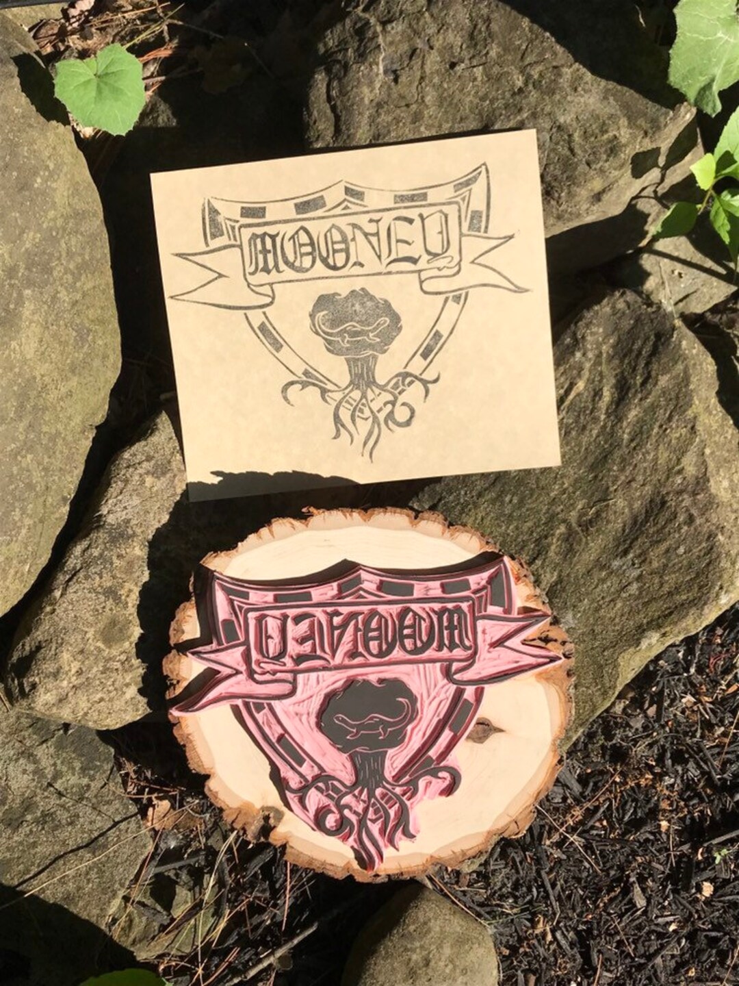 CUSTOM Crest Stamps Made to Order Rubber Stamp of Crest/emblem/sigil