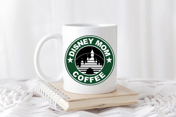 Disney Starbucks Coffee Mug Disney Castle Coffee Mug Etsy