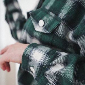 AMY Checkered Shacket Overshirt Printable Sewing Pattern A4 Pdf Digital ...