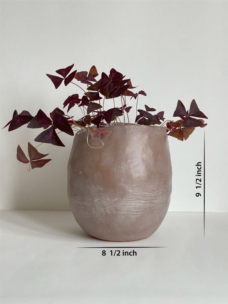 Large Stoneware Glazed Textured Vase image 2