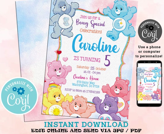 Editable Birthday Invitation Birthday Party Invitation Party - Etsy