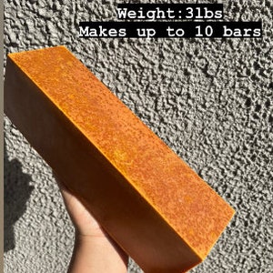 Wholesale Turmeric Loaves | Handcrafted Cut or Uncut Soaps| Blemishes and Acne Scars