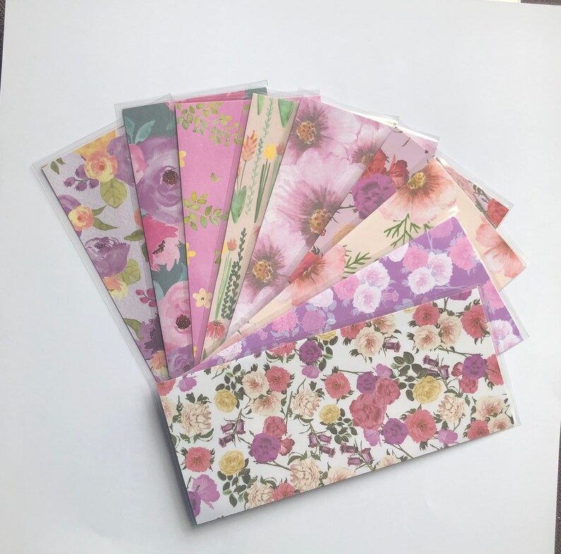 Laminated cash envelope. Use with cash envelope system choose Etsy