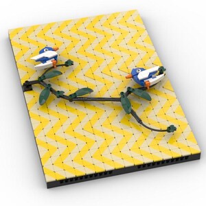 MOC Instructions – Bluebird Wall Art