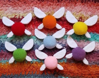 Zelda Fairy Inspired | Navi Crochet | Amigurumi Yarn Plush Plushie