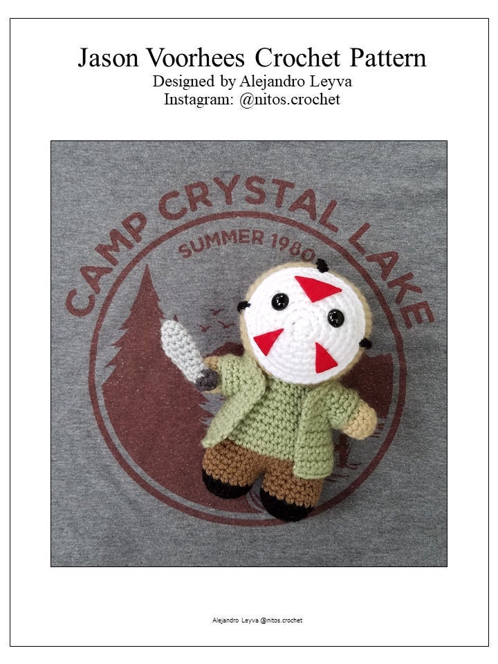 Jason-Inspired Chibi Amigurumi Pattern