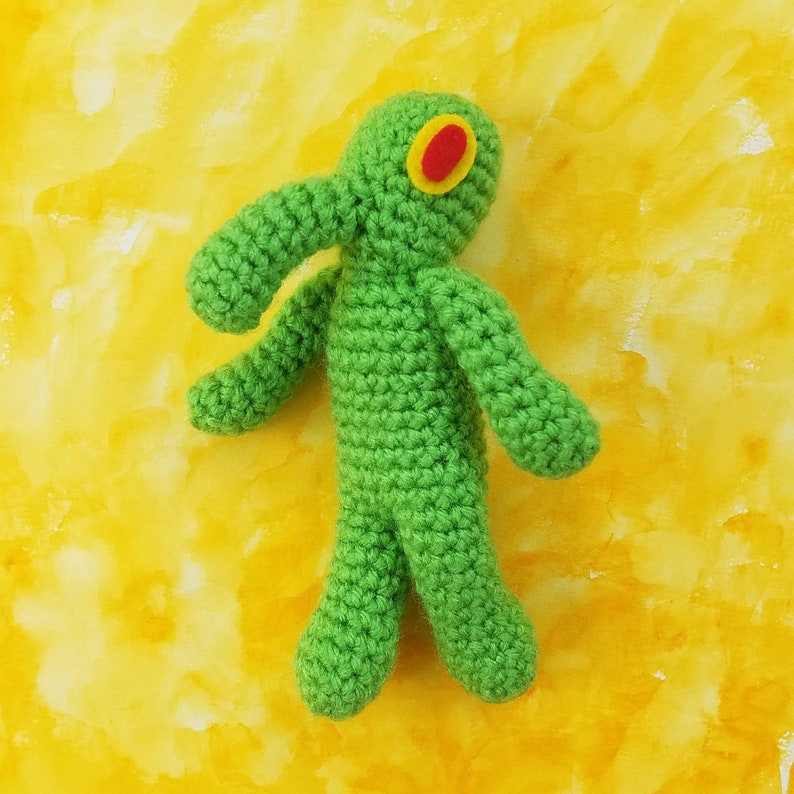 Spongbob Inspired Squidward Bold and Brash Crochet Amigurumi | Etsy
