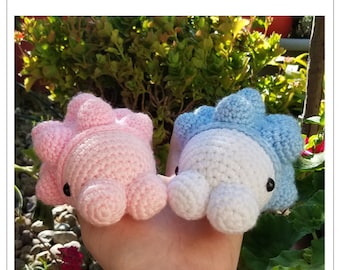 Pattern Only | Poke Inspired Snom Crochet | Yarn Amigurumi Plush