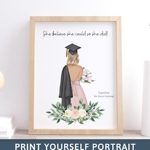 Graduation Gifts Graduation Print Friends Graduation Print Personalised Graduation Print for Her University Graduation Class of 2021 90