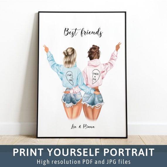 Personalized High School Friends Gift BFF Gifts Best Friend 