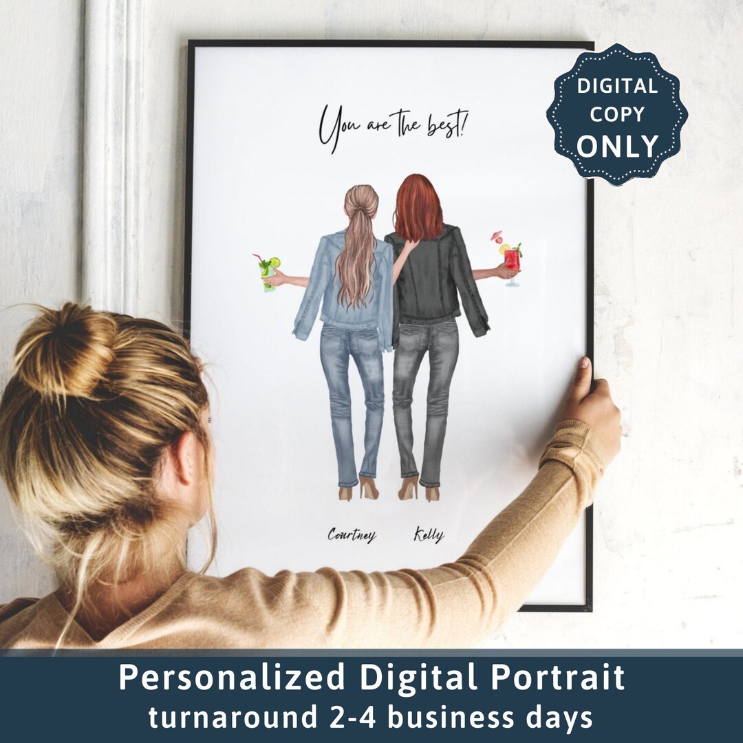 Personalized Best Friends Picture Gift Best Friend Gift Etsy Australia