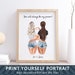Best friend gift Friendship print Bestie gifts Personalized print Best friends picture Custom gift Friendship quote Birthday gift for her 90