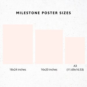 Minimalist Black&White Baby Milestone Board, Custom 1st Birthday Milestone Sign, Milestone Poster, Gender Neutral Birthday Sign, Corjl, MB36 image 5