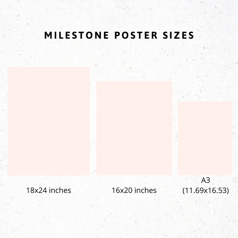 Minimalist Black&White Baby Milestone Board, Custom 1st Birthday Milestone Sign, Milestone Poster, Gender Neutral Birthday Sign, Corjl, MB36 image 5
