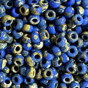 11/0 Picasso Montana Matte, Miyuki Round Seed Beads, Rocaille 11/0 seed beads, Blue, 1516