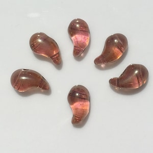 50 Stück ZoliDuo Bead Links, Crystal Roman Rose, 2-Loch Glasperle, 5x8mm, Tschechische Glasperlen, LZD 65491