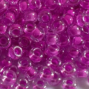 11/0 Luminous Hot Magenta, Miyuki Runde Rocailles, Rocaille 11/0 Rocailles, 4302, Neon Purple