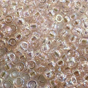 11/0 Light Tea Rose AB, Miyuki Round Seed Beads, Rocaille 11/0 seed beads, 0292