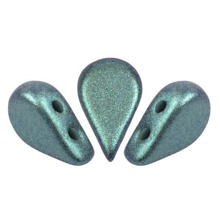 Perles Minos® Métalliques Vert Turquoise 2.5x3mm - Lot De 10g Pour DIY Et Créations Bijoux, Fabriqué En France
