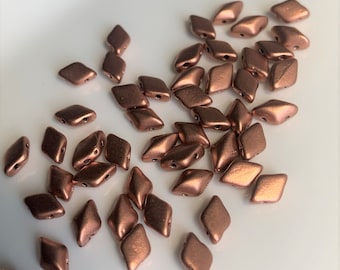 Perle In Vetro Gemduo 2 Fori 8x5 Mm Crystal Purple Haze Backlit X10g P 100733 - Foto 6